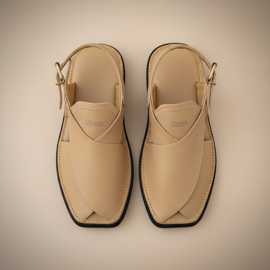 Black Leather Peshawari Sandal – Handmade