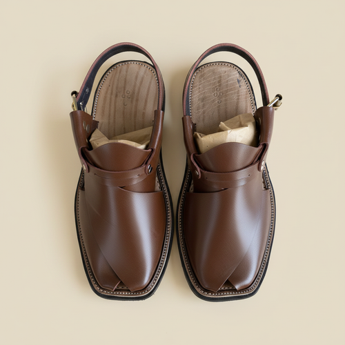 Brown Chappal - Warm Beige 3