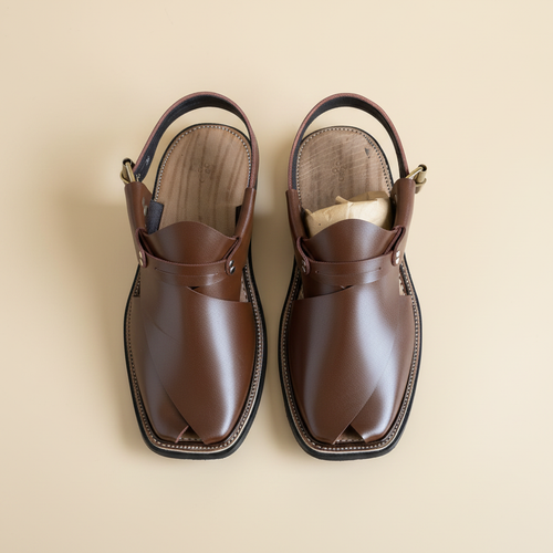 Brown Chappal - Warm Beige 4