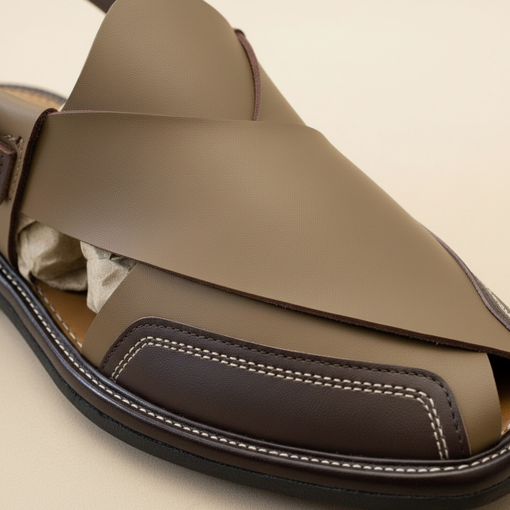Peshawari Chappal - Detail