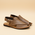 Taupe Camel Leather Peshawari Sandal – Handmade (Article 021)