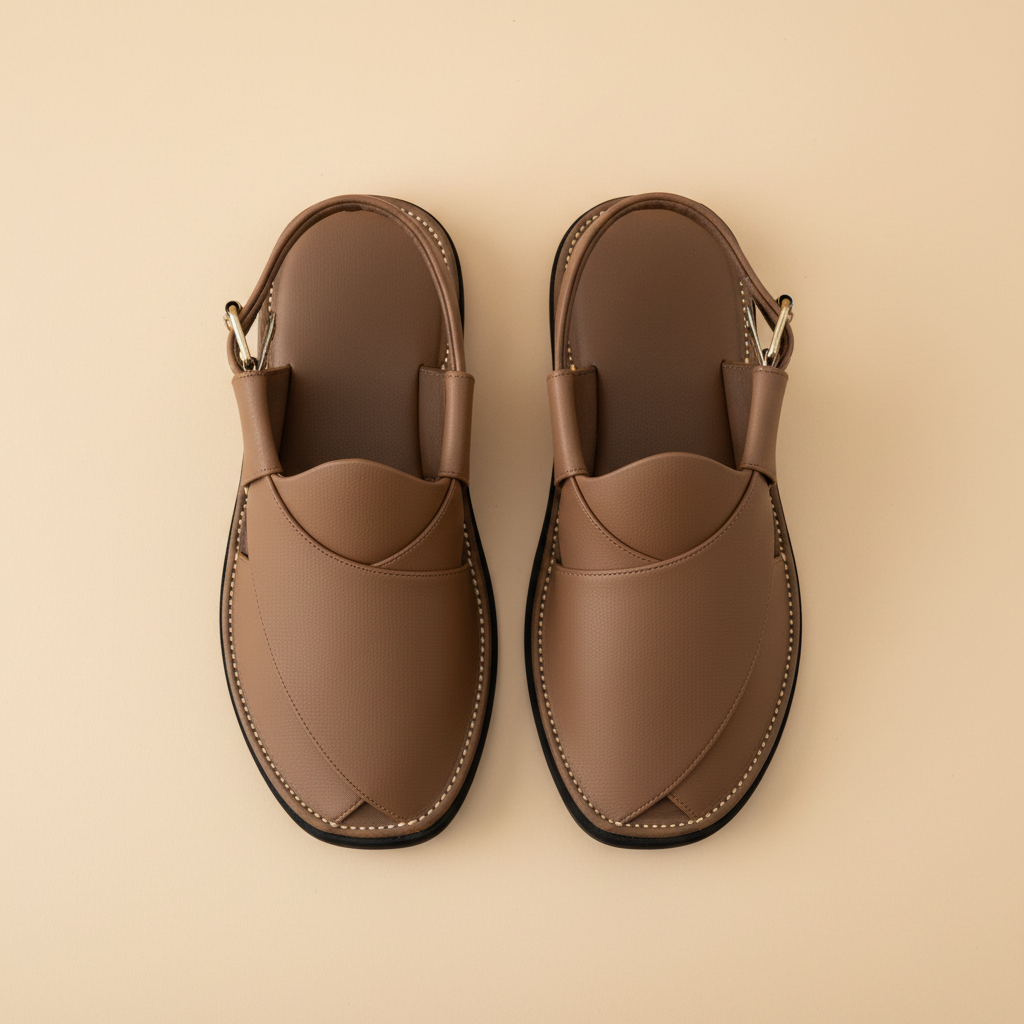 Tan Leather Peshawari Sandal – Handmade